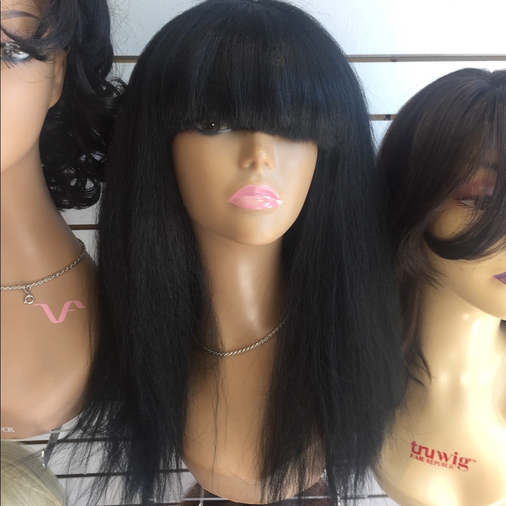 China Black Bang Wig Black china Wig 2020 - Picture 1 of 5